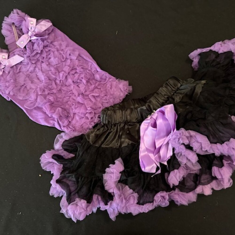 Purple Plunge Petti Outfit  PP90  NWT Boutique